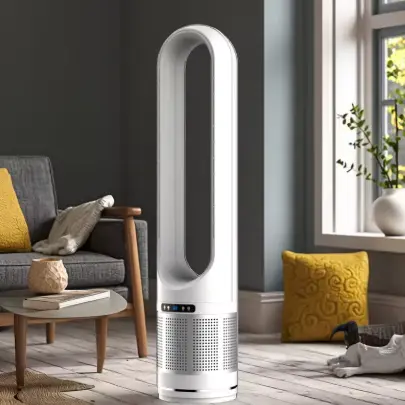 Teradeta ventilaatorkütteseade koos õhupuhastiga